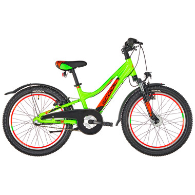 S'COOL TROX URBAN 20" 3S Hybrid Bike Green/Orange 0
